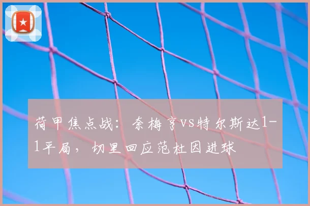 荷甲焦点战：奈梅亨vs特尔斯达1-1平局，切里回应范杜因进球